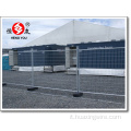 Recinzione temporanea rivestita in PVC